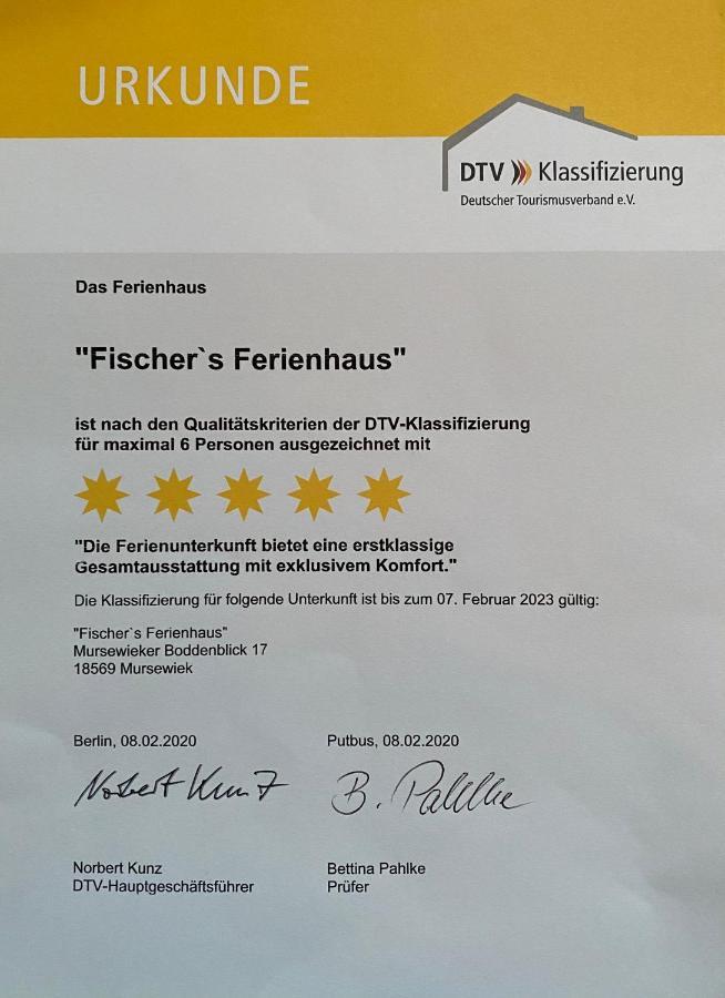 Fischer'S Ferienhaus Ruegen Mit Sauna Und Kamin Ummanz ภายนอก รูปภาพ